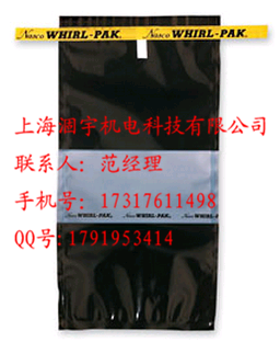 B01472WA 美国Nasco Whirl-Pak黑色无菌采样袋118ml