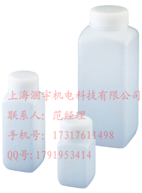 NIKKO方形白色HDPE塑料瓶